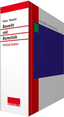 Abbildung von Passoke / Sinne | Baurecht und Bautechnik Freistaat Sachsen • mit Aktualisierungsservice | 1. Auflage | 2018 | beck-shop.de