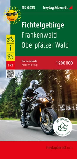 Abbildung von Freytag & Berndt | Fichtelgebirge, Motorradkarte 1:200.000, freytag & berndt | 1. Auflage | 2023 | beck-shop.de