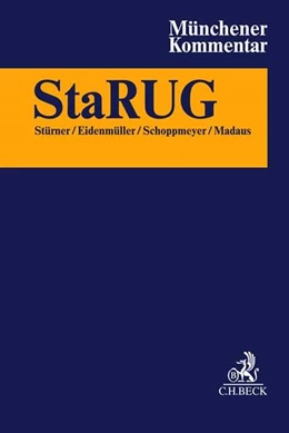 Abbildung von Münchener Kommentar zur Insolvenzordnung, Band 5: Münchener Kommentar zum StaRUG | 1. Auflage | 2023 | beck-shop.de