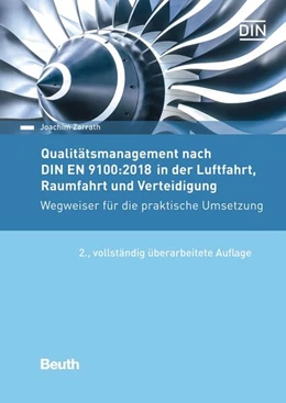 Abbildung von Zarrath | Qualitätsmanagement nach DIN EN 9100:2018 in der Luftfahrt, Raumfahrt und Verteidigung | 2. Auflage | 2018 | beck-shop.de