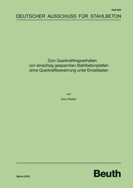 Abbildung von Reißen | Zum Querkrafttragverhalten von einachsig gespannten Stahlbetonplatten ohne Querkraftbewehrung unter Einzellasten | 1. Auflage | 2018 | 625 | beck-shop.de