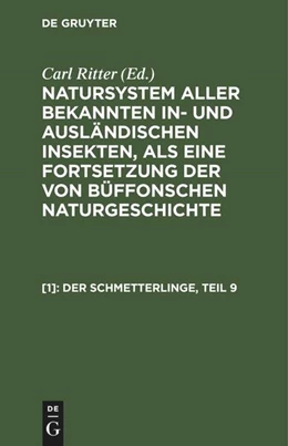 Abbildung von Jablonsky / Herbst | Der Schmetterlinge, Teil 9 | 1. Auflage | 1799 | beck-shop.de