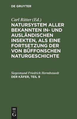 Abbildung von Jablonsky / Herbst | Der Käfer, Teil 9 | 1. Auflage | 1802 | beck-shop.de