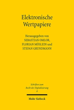 Abbildung von Omlor / Möslein | Elektronische Wertpapiere | 1. Auflage | 2021 | beck-shop.de
