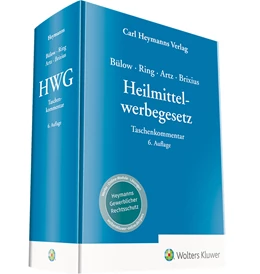 Abbildung von Artz / Brixius | Heilmittelwerbegesetz - Kommentar | 6. Auflage | 2022 | beck-shop.de