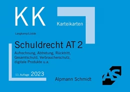 Abbildung von Langkamp / Lüdde | Karteikarten Schuldrecht AT 2 | 11. Auflage | 2023 | beck-shop.de