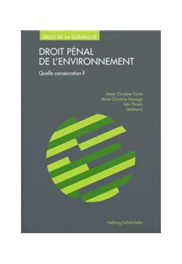 Abbildung von Fornage / Favre | Droit pénal de l'environnement | 1. Auflage | 2022 | beck-shop.de