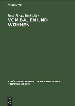 Abbildung von Rach | Vom Bauen und Wohnen | 1. Auflage | 1983 | beck-shop.de