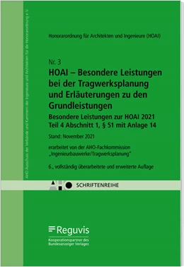 Abbildung von AHO-Fachkommission Ingenieurbauwerke/Tragwerksplanung | HOAI - Besondere Leistungen bei der Tragwerksplanung und Erläuterungen zu den Grundleistungen | 6. Auflage | 2022 | beck-shop.de
