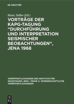 Abbildung von Degruyter | Vorträge der KAPG-Tagung 