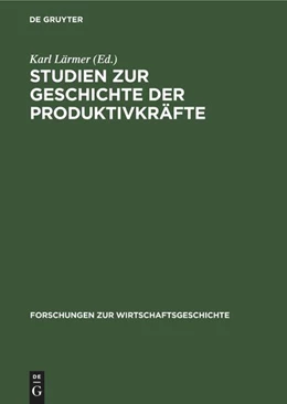 Abbildung von Lärmer | Studien zur Geschichte der Produktivkräfte | 1. Auflage | 1980 | beck-shop.de