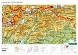 Abbildung von Schreibtischunterlage DUO, Schulhandkarte Südtirol-Trentino 1:450.000 | 1. Auflage | 2022 | beck-shop.de