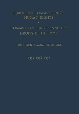 Abbildung von European Commission of Human Rights / Commission Europeenne des Droits de l'Homme | 1. Auflage | 2014 | beck-shop.de