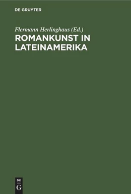 Abbildung von Herlinghaus | Romankunst in Lateinamerika | 1. Auflage | 1990 | beck-shop.de