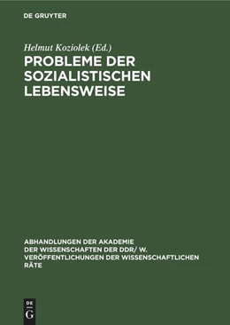 Abbildung von Koziolek | Probleme der sozialistischen Lebensweise | 1. Auflage | 1978 | beck-shop.de