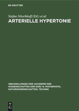 Abbildung von Heine / Heinemann | Arterielle Hypertonie | 1. Auflage | 1982 | beck-shop.de