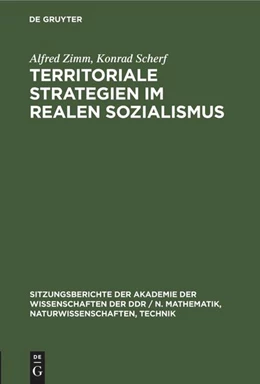 Abbildung von Scherf / Zimm | Territoriale Strategien im realen Sozialismus | 1. Auflage | 1986 | beck-shop.de