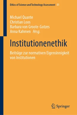 Abbildung von Quante / Loos | Institutionenethik | 1. Auflage | 2026 | beck-shop.de