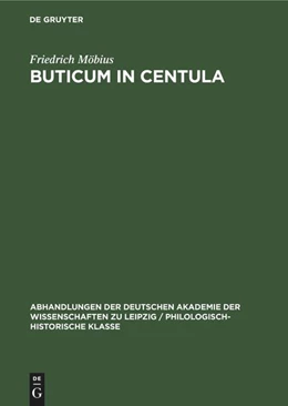 Abbildung von Möbius | Buticum in Centula | 1. Auflage | 1986 | beck-shop.de