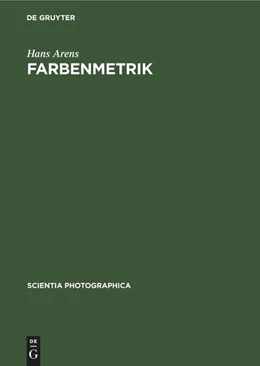 Abbildung von Arens | Farbenmetrik | 1. Auflage | 1951 | beck-shop.de