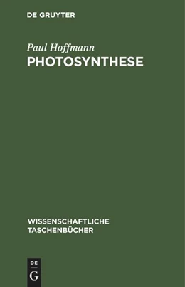 Abbildung von Hoffmann | Photosynthese | 1. Auflage | 1976 | beck-shop.de