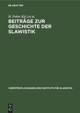 Abbildung von Bielfeldt / Kud¿lka | Beiträge zur Geschichte der Slawistik | 1. Auflage | 1965 | beck-shop.de