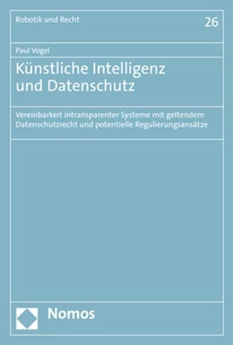 Abbildung von Vogel | Künstliche Intelligenz und Datenschutz | 1. Auflage | 2022 | beck-shop.de