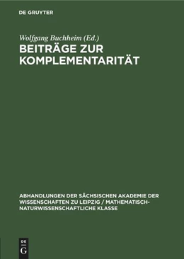 Abbildung von Buchheim | Beiträge zur Komplementarität | 1. Auflage | 1984 | beck-shop.de