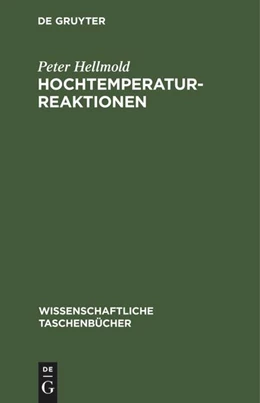 Abbildung von Hellmold | Hochtemperaturreaktionen | 1. Auflage | 1984 | beck-shop.de