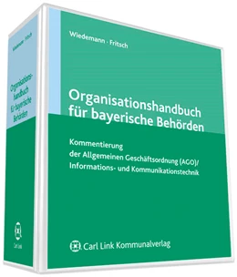 Abbildung von Wiedemann / Fritsch | Organisationshandbuch für bayerische Behörden | 1. Auflage | 2018 | beck-shop.de
