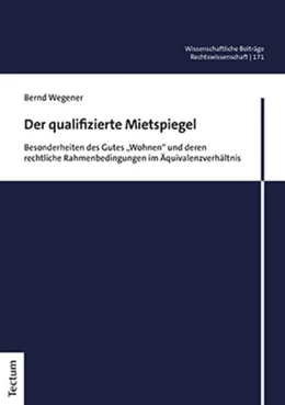 Abbildung von Wegener | Der qualifizierte Mietspiegel | 1. Auflage | 2022 | 171 | beck-shop.de