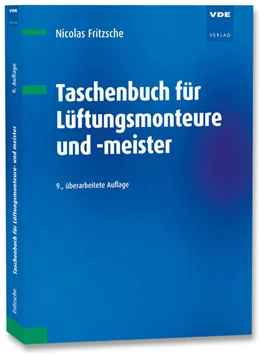 Abbildung von Fritzsche | Taschenbuch für Lüftungsmonteure und -meister | 9. Auflage | 2022 | beck-shop.de