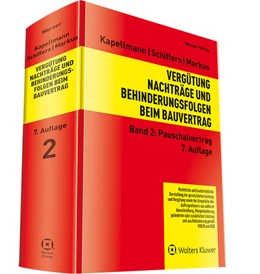Abbildung von Kapellmann / Schiffers | Vergütung, Nachträge und Behinderungsfolgen beim Bauvertrag | 7. Auflage | 2025 | beck-shop.de