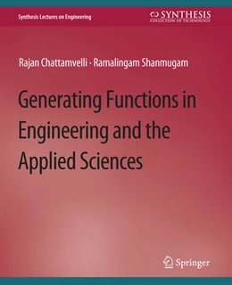 Abbildung von Chattamvelli / Shanmugam | Generating Functions in Engineering and the Applied Sciences | 1. Auflage | 2022 | beck-shop.de