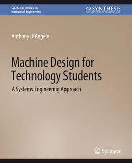 Abbildung von Jr. | Machine Design for Technology Students | 1. Auflage | 2022 | beck-shop.de