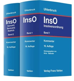 Abbildung von Uhlenbruck     | Insolvenzordnung: InsO | 16. Auflage | | beck-shop.de