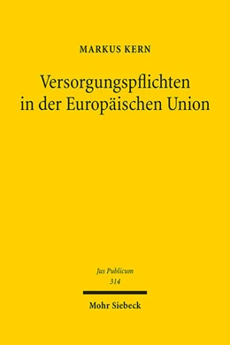 Abbildung von Kern | Versorgungspflichten in der Europäischen Union | 1. Auflage | 2022 | 314 | beck-shop.de