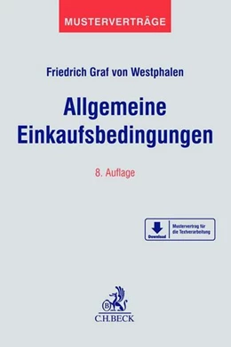 Abbildung von von Westphalen | Allgemeine Einkaufsbedingungen | 8. Auflage | 2023 | beck-shop.de