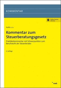 Abbildung von Kuhls / Appich | Kommentar zum Steuerberatungsgesetz | 4. Auflage | 2021 | beck-shop.de