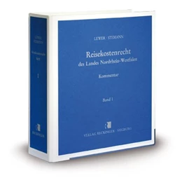 Abbildung von Lewer / Stemann | Reisekostenrecht des Landes Nordrhein-Westfalen | 1. Auflage | 2018 | beck-shop.de