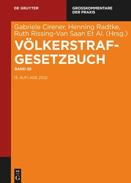 Abbildung von Esser / Ambach | Strafgesetzbuch. Leipziger Kommentar / Völkerstrafgesetzbuch | 13. Auflage | 2023 | beck-shop.de