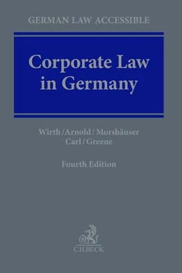 Abbildung von Wirth / Arnold | Corporate Law in Germany | 4. Auflage | 2023 | beck-shop.de