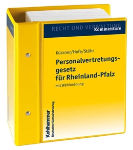 Abbildung von Jacobi / Küssner | Personalvertretungsgesetz Rheinland-Pfalz | 1. Auflage | 2017 | beck-shop.de