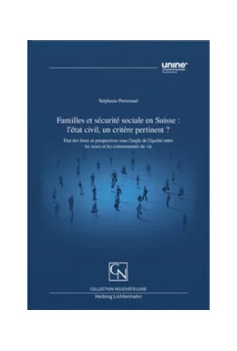 Abbildung von Perrenoud | Familles et sécurité sociale en Suisse : l’état civil, un critère pertinent ? | 1. Auflage | 2022 | beck-shop.de
