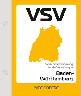 Abbildung von Vorschriftensammlung für die Verwaltung in Baden-Württemberg – VSV | 1. Auflage | 2018 | beck-shop.de