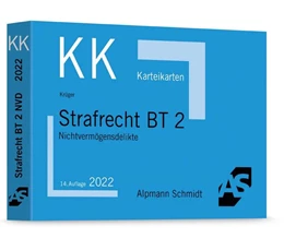 Abbildung von Krüger | Karteikarten Strafrecht BT 2 | 14. Auflage | 2022 | beck-shop.de
