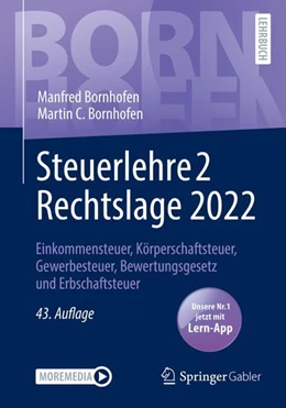 Abbildung von Bornhofen | Steuerlehre 2 Rechtslage 2022 | 43. Auflage | 2023 | beck-shop.de