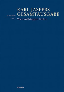 Abbildung von Jaspers / Hartmann | Vom unabhängigen Denken | 1. Auflage | 2023 | beck-shop.de