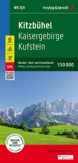Abbildung von freytag & berndt | freytag & berndt Wanderkarte WK 301 Kitzbühel, Kaisergebirge - Kufstein 1:50.000 | 1. Auflage | 2023 | beck-shop.de