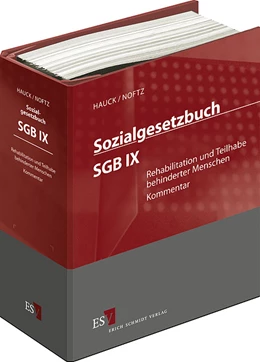 Abbildung von Hauck / Noftz | Sozialgesetzbuch (SGB) IX: Rehabilitation und Teilhabe behinderter Menschen • mit Aktualisierungsservice | 1. Auflage | 2018 | beck-shop.de